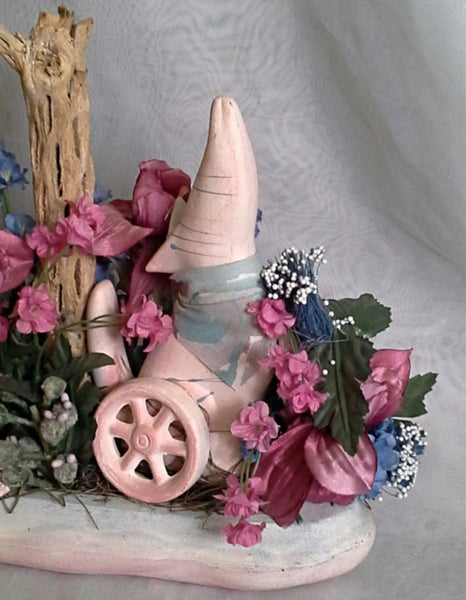 Handmade Pottery Decorative Floral Mexican Charro - Folk Art