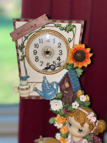 Belle and Benny Desk Table  Clock