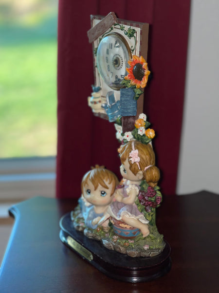 Belle and Benny Desk Table  Clock