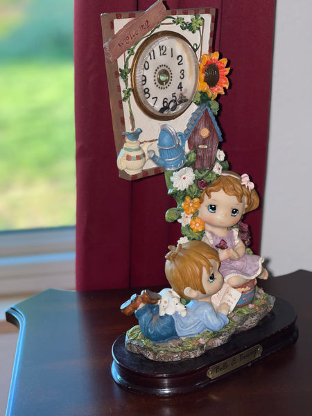 Belle and Benny Desk Table  Clock