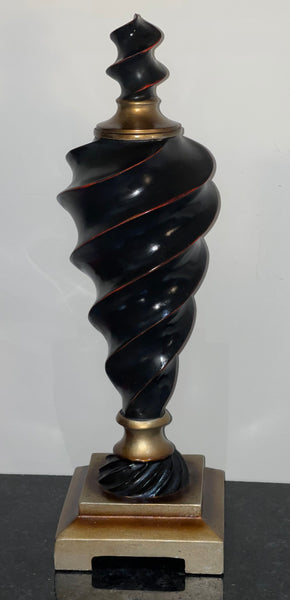 Vintage Metallic Painted Architectural Finial