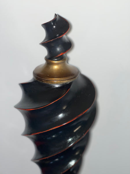 Vintage Metallic Painted Architectural Finial