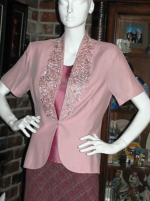 Pink Jacket S.L. Fashions Size 12