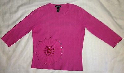 Ideology Blouse Magenta Pink Size M