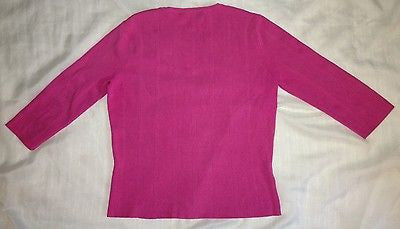 Ideology Blouse Magenta Pink Size M