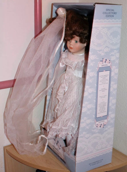 Bridal Collection Doll 1996 Genuine Porcelain