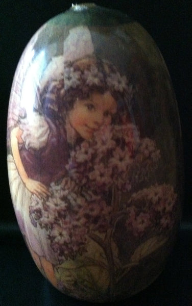 Festival Of Flower Fairies Collectible "egg" Vase Vintage 1987 Flower Fairies