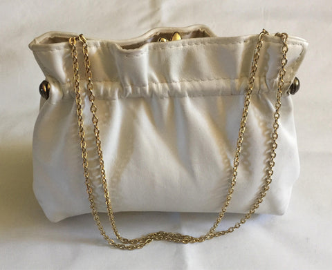 Evening Bag/ Clutch Vintage Beige Unbranded