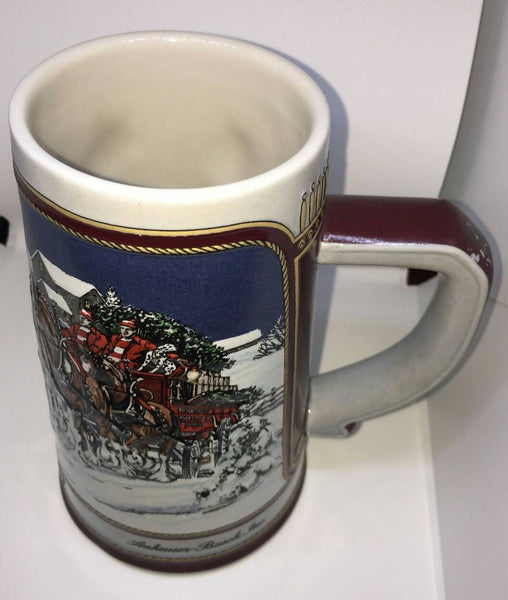 BudWeiser 1989 Rare Mug Christmas Collector's Series