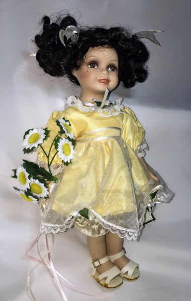 Ceramic Doll Vintage Designed Exclusively for Collections Etc
