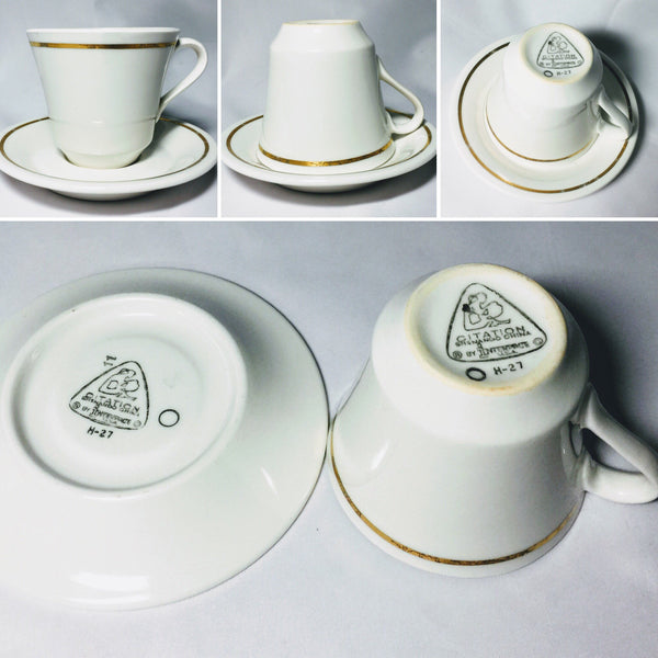 Vintage Teacup and Saucer Citation by Shenango China