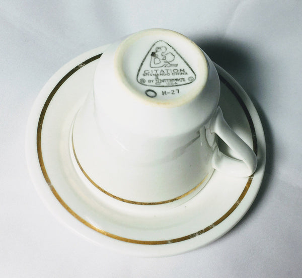 Vintage Teacup and Saucer Citation by Shenango China