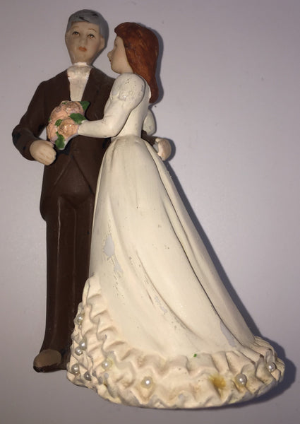 Cake Topper Vintage 1992 Lefton China Hand Painted #00777