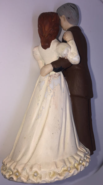 Cake Topper Vintage 1992 Lefton China Hand Painted #00777