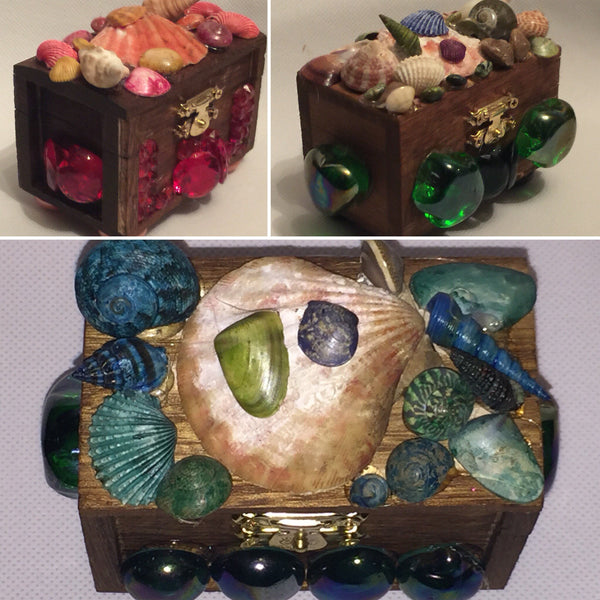 Handcraft Beautifully Decorated Wooden Jewelry Mini Box