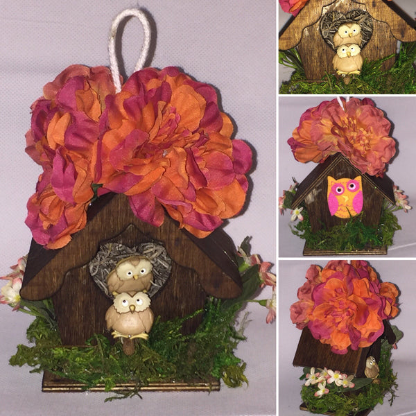 Handcraft Decorated Floral Mini House