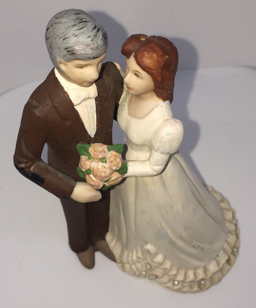 Cake Topper Vintage 1992 Lefton China Hand Painted #00777