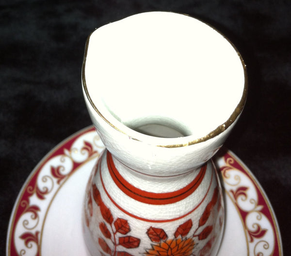 Sake Decanter and Saucer Vintage