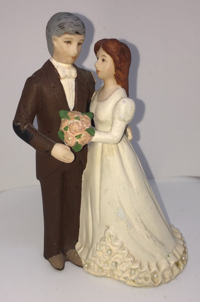 Cake Topper Vintage 1992 Lefton China Hand Painted #00777