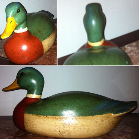 Ceramic Handmade Duck Vintage Collectible