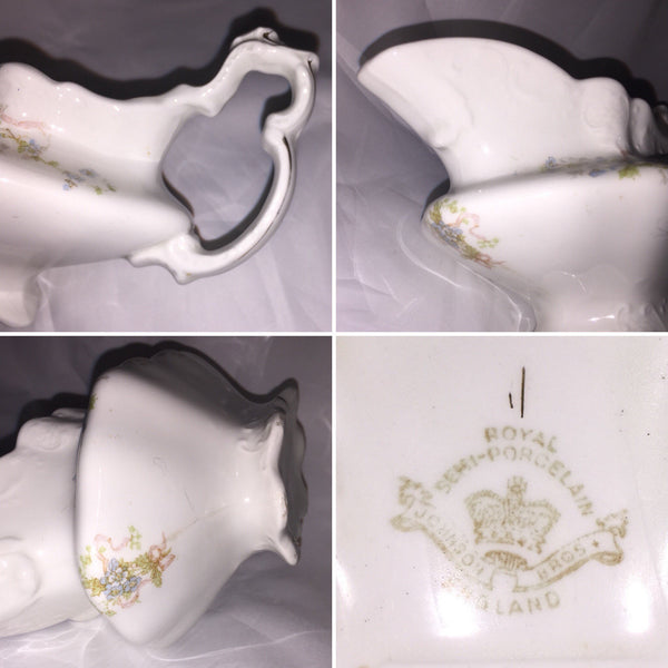 Johnson Bros Royal England Gravy Boat Semi Porcelain