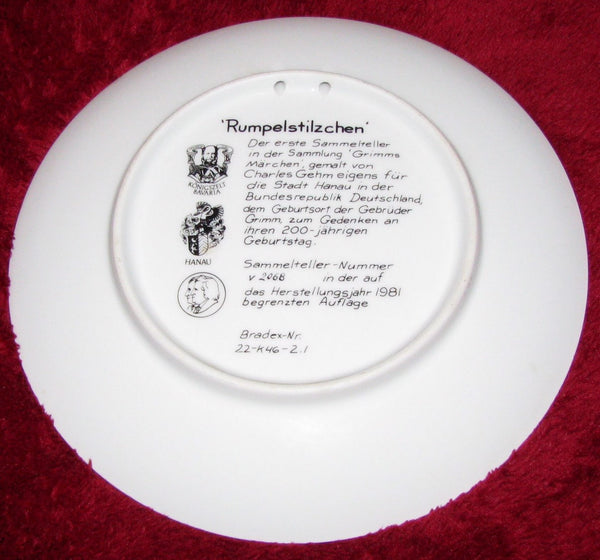 Collectible Plate “Rumpelstilzchen” by Charles Gehm