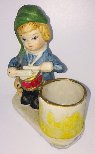 Christmas Candle Holder Luvkins Vintage Little Drummer