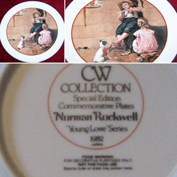 Norman Rockwell “Young Love Series” Commemorative Plate