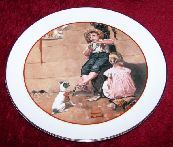 Norman Rockwell “Young Love Series” Commemorative Plate