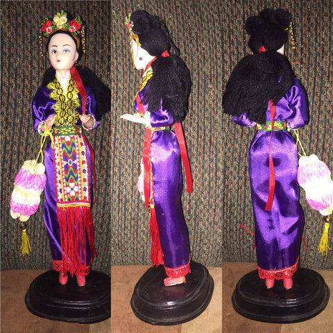 Vintage Detailed Colorful Asian Thai Tribal Ethnic Doll