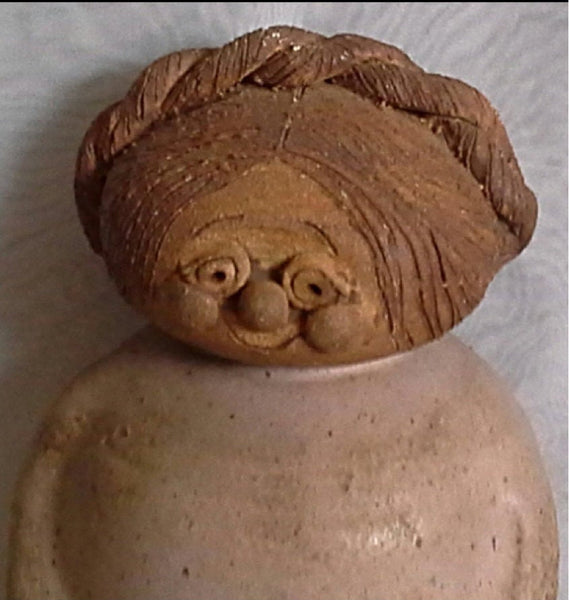 Handmade Ceramic Pottery Decorative Granny, Nanny