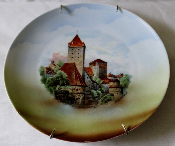 Vintage Collectible OLD NUREMBERG Bavaria Germany Castle Plate