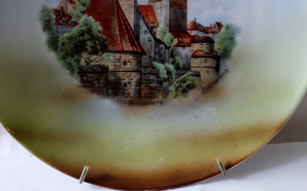 Vintage Collectible OLD NUREMBERG Bavaria Germany Castle Plate