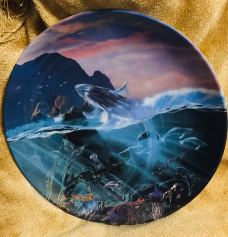 Dale TerBush Collector Plate The World Beneath The Waves "All The Miracles to Sea"