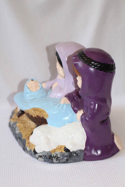 BEU Christmas Nativity, Mary, Joseph and Jesus Vintage Handmade