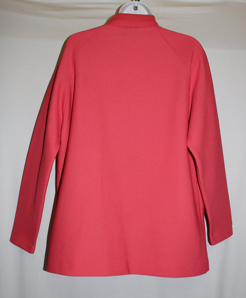 Hedy Knits of California Coral Pink Jacket Size XXL