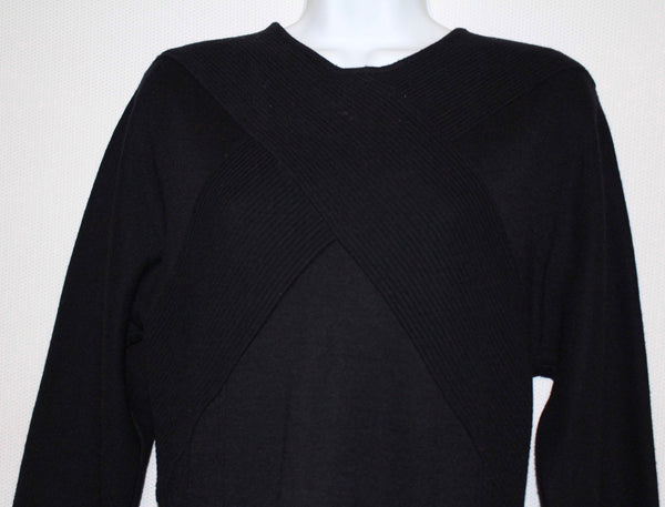 Black Sweater Dress by R&K Originals Size 6