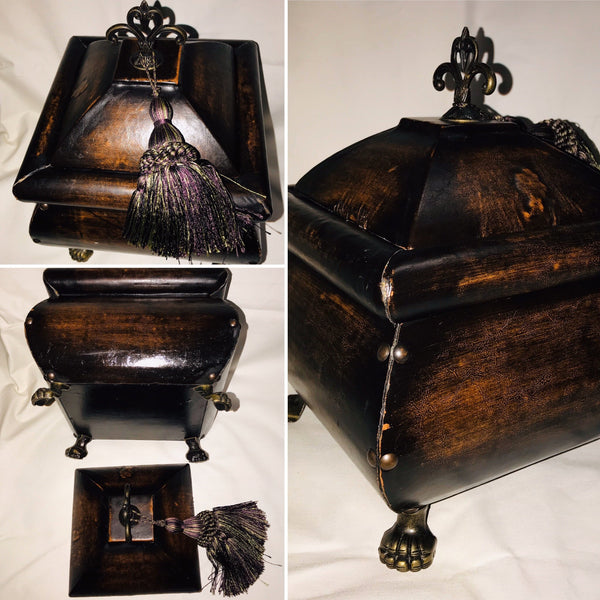 Vanity Jewelry Box Case Elegant Victorian Style