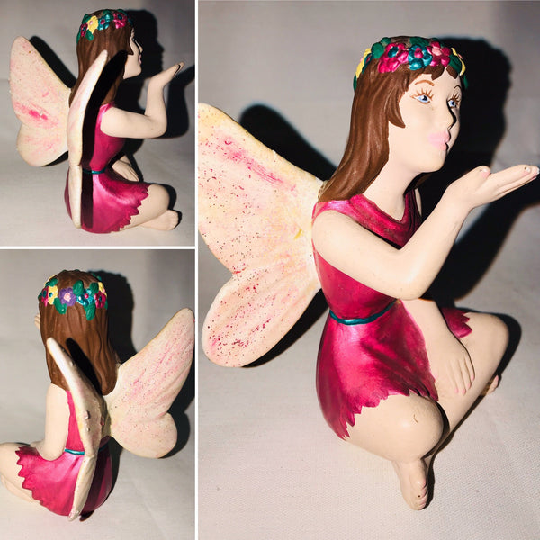 Garden Fairy in a Sitting Position 1995 Vintage