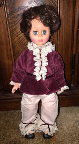 Collectible Brunette Plastic Doll Vintage