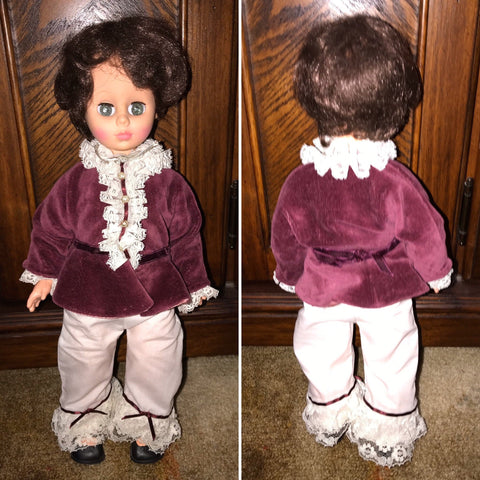 Collectible Brunette Plastic Doll Vintage