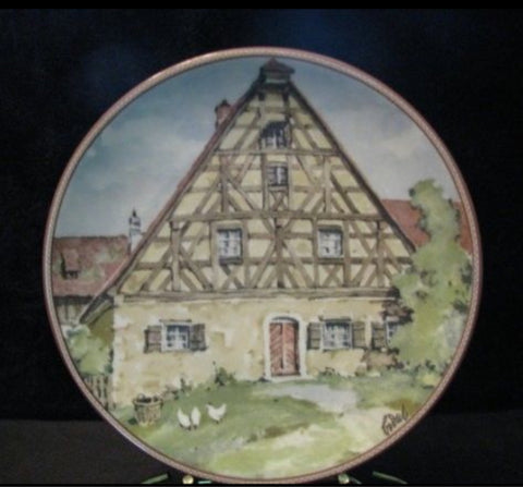 Karl Bedal 1986 Mittelfrankenhaus in Ernhofen Middle Franconian House Plate