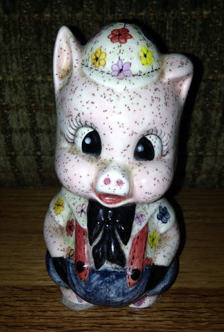 Vintage Heavy Ceramic Handmade Porky Cartoon Warner Brothers