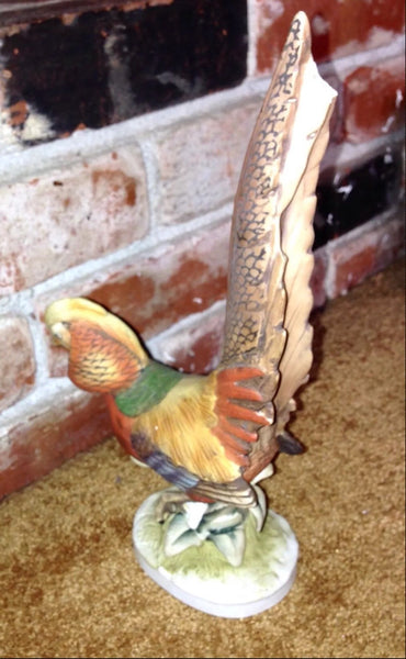 Ceramic Golden PHEASANT by LEFTON Vintage