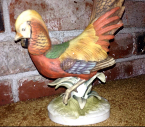 Ceramic Golden PHEASANT by LEFTON Vintage