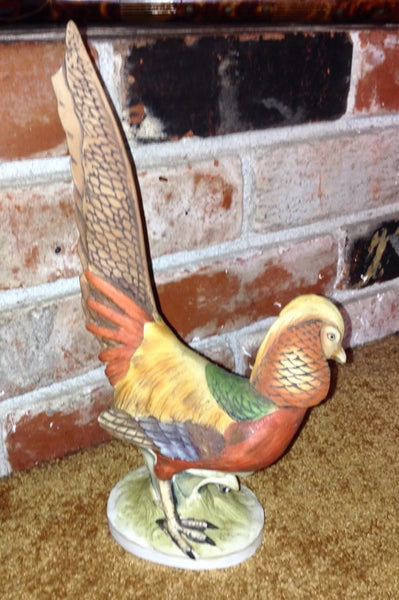 Ceramic Golden PHEASANT by LEFTON Vintage