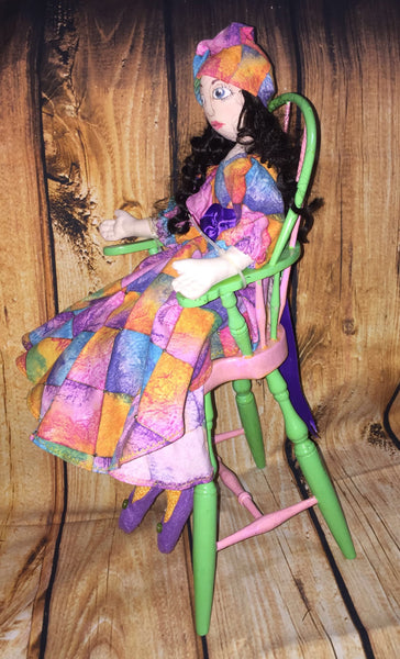 Cre8tiv Glory Cloth Doll Adrianna Storybook Princess