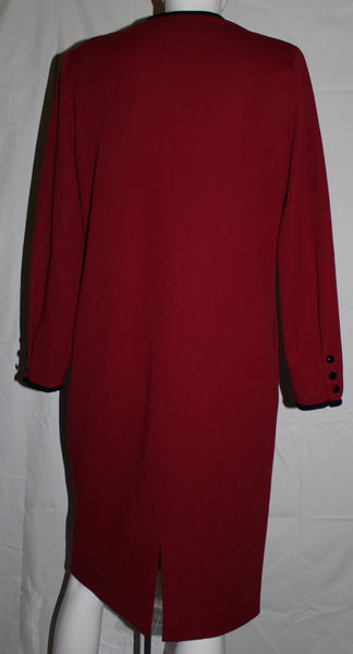 The 1 East Custom Collection Vintage 60's Dress Size 10 Red