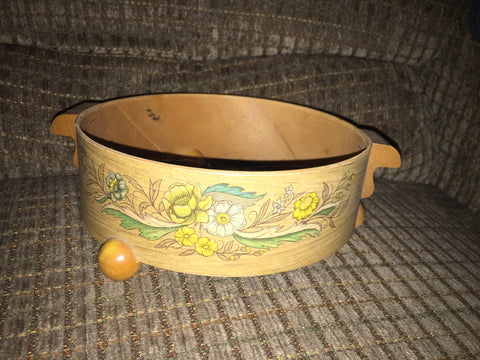 Vintage Hand-Painted Dish Holder