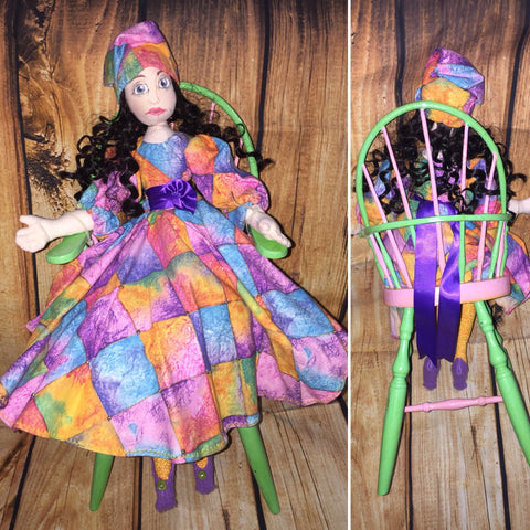 Cre8tiv Glory Cloth Doll Adrianna Storybook Princess